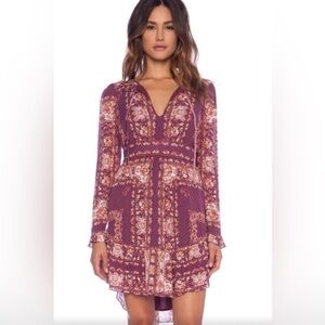 Free People Bridget Floral High-Low Dress Size Small